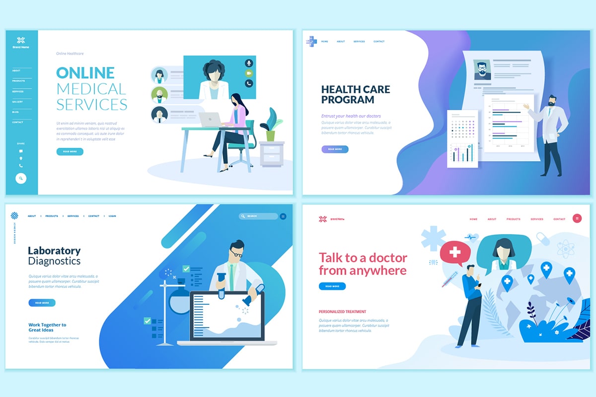 طراحی سایت پزشکی